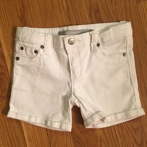 Girls White denim shorts, Never Worn! Size 6X